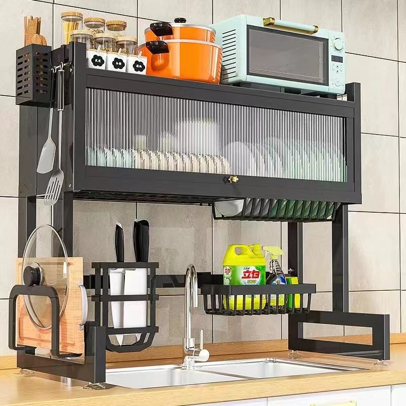 Kitchen Sink Shelf With Cabinet Door