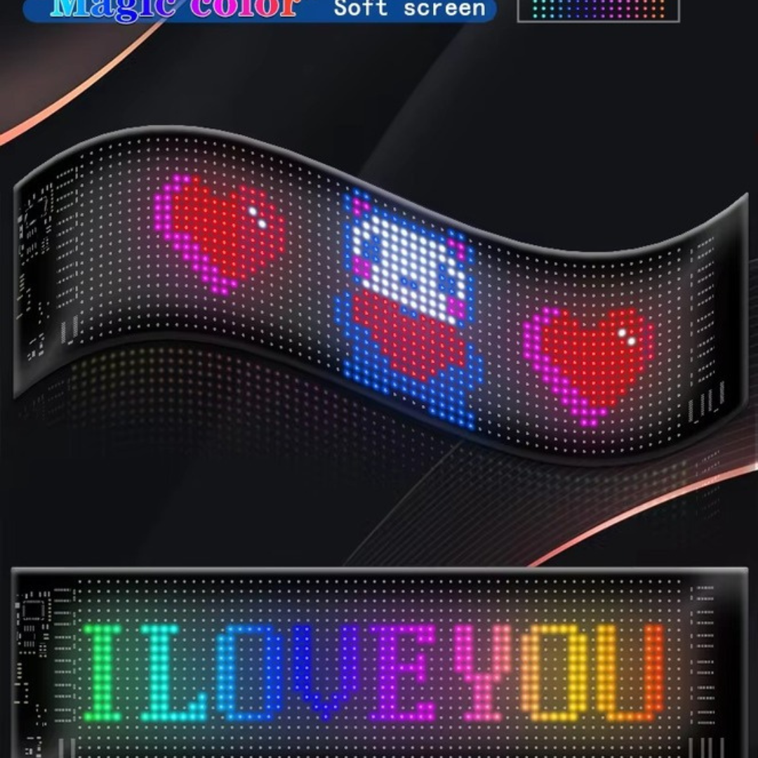 Led Display Screen For Car Taxi Soft