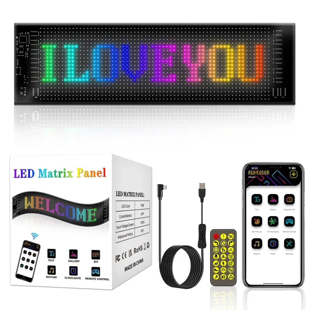 Led Display Screen For Car Taxi Soft