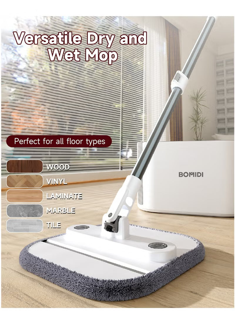 Spin Mop Bucket Set, 360 Degree Foldable Spinning Mop
