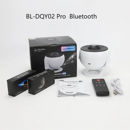 Galaxy Star Projector Night Light with Bluetooth & Wireless Remote Control