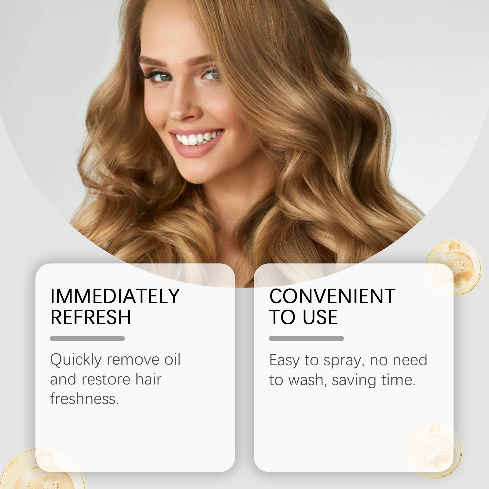 Dry Hair Shampoo Greasy Oil Control Fluffy Thickening Moisturizing Anti-Frizz Nourishing No Wash Styling Volumizing Hair Spray