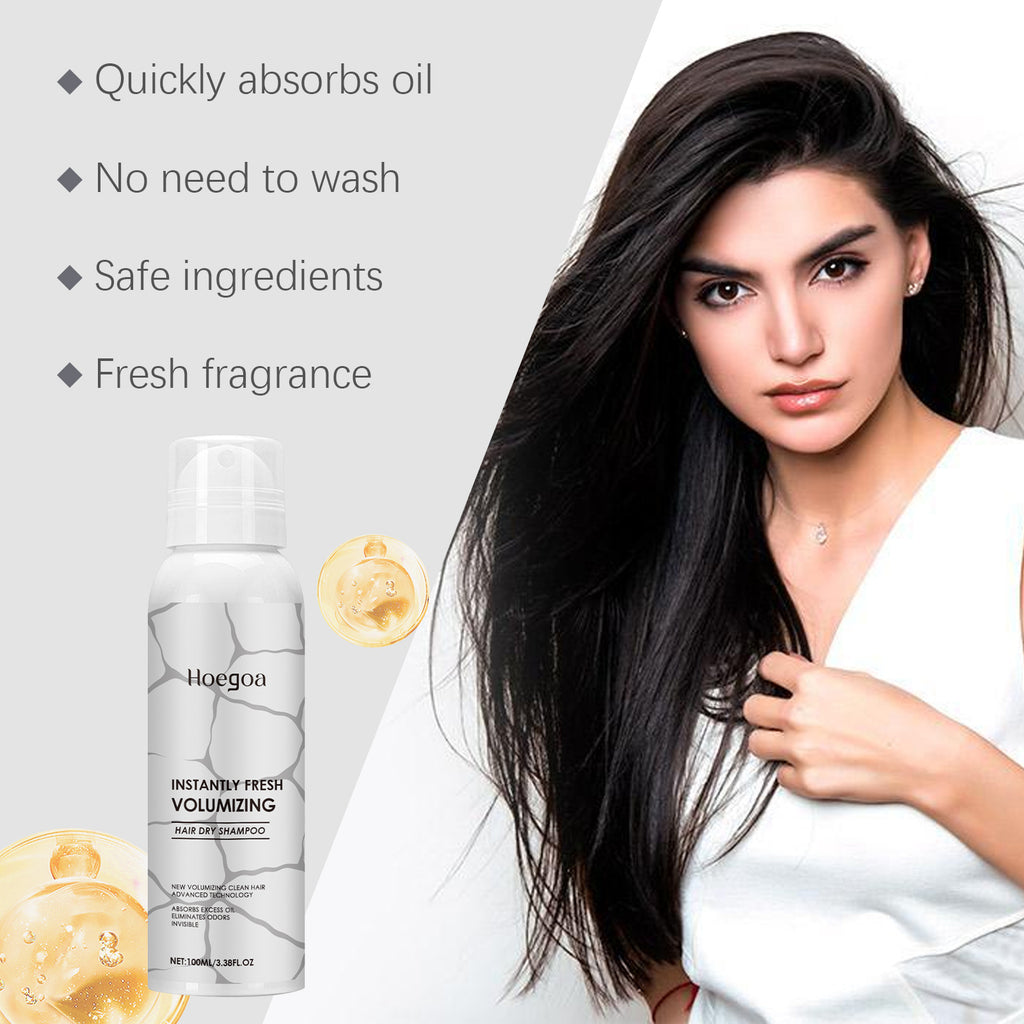 Dry Hair Shampoo Greasy Oil Control Fluffy Thickening Moisturizing Anti-Frizz Nourishing No Wash Styling Volumizing Hair Spray