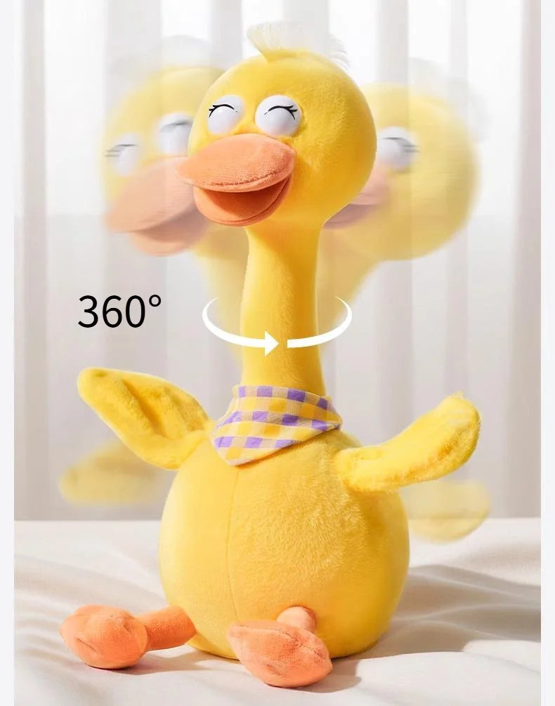New Dancing Talking Ducks Toy for Baby Toddler, Boys Girls Gifts Singing Mimicking Cactus Toys Recording Repeating What You Say