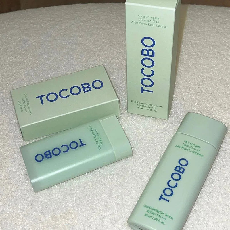 Original Tocobo Blue Green Refreshing SPF50 Sunscreen Stick Korean Brand High Protection Waterproof Outdoor Face Body Sunscreen