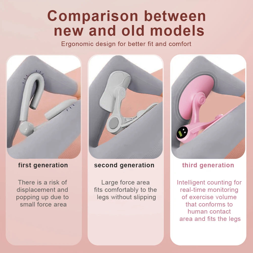 Pelvic Floor Muscle Trainer Hip Trainer Leg Trainers Kegel Strength Adjustable Leg