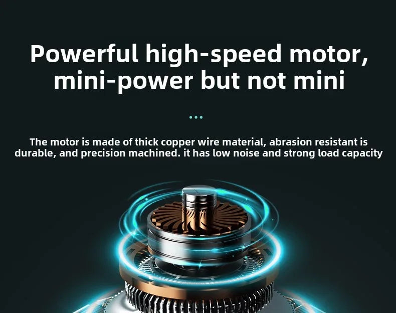 Men Electric Mini Shaver Rechargeable Type-c Charging