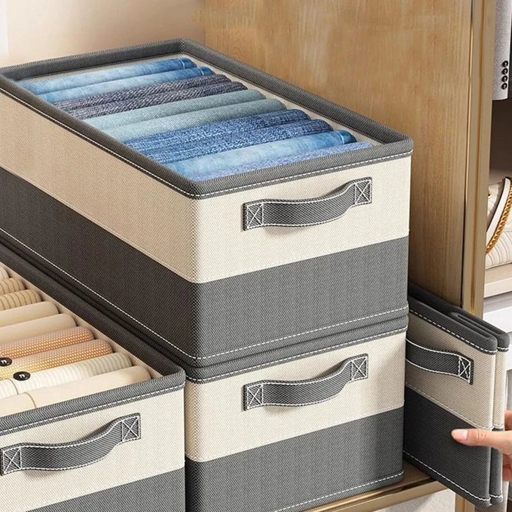 Clothes Organizer Boxes Jeans Pants Sweater Storage Box