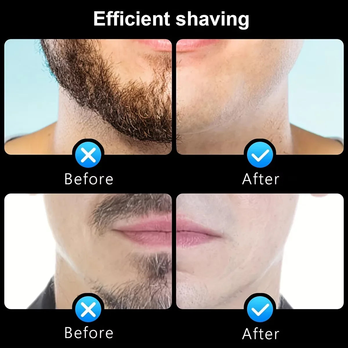 Men Electric Mini Shaver Rechargeable Type-c Charging