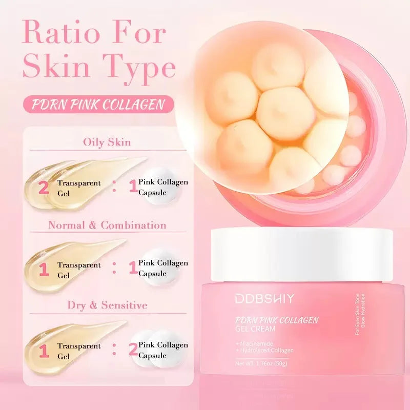 Collagen Pearl Filling Facial Cream For Face Women Lifting Firming Moisturizing Korean Cream Face Cream Skin Care