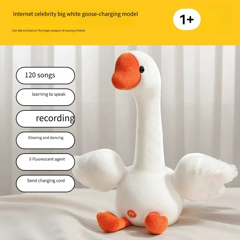 New Dancing Talking Ducks Toy for Baby Toddler, Boys Girls Gifts Singing Mimicking Cactus Toys Recording Repeating What You Say