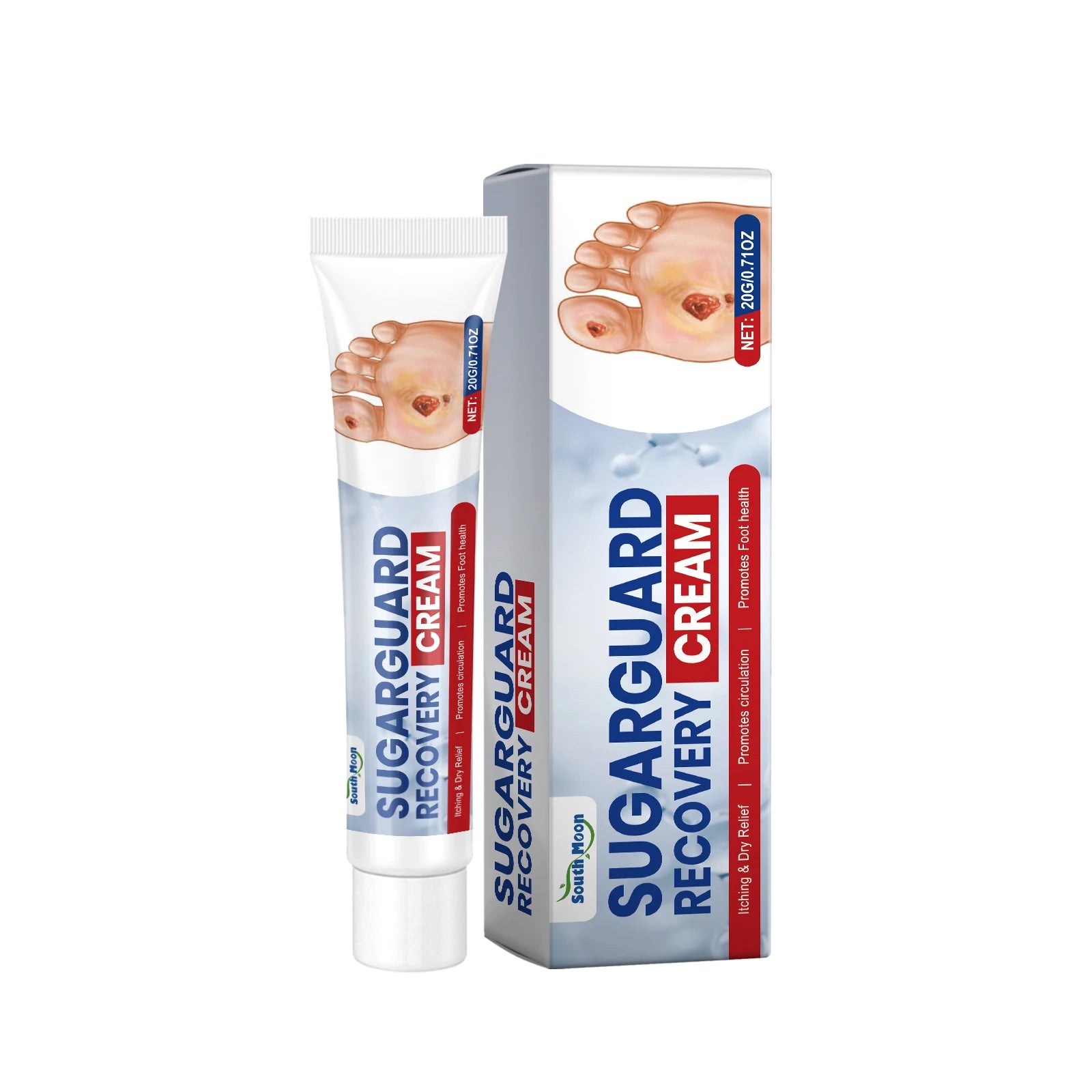 Diabetic Foot Cream Soothes Discomfort Relief Feet Ulceration Stabilizes Blood Sugar Level Health Diabetics Treatment Ointment