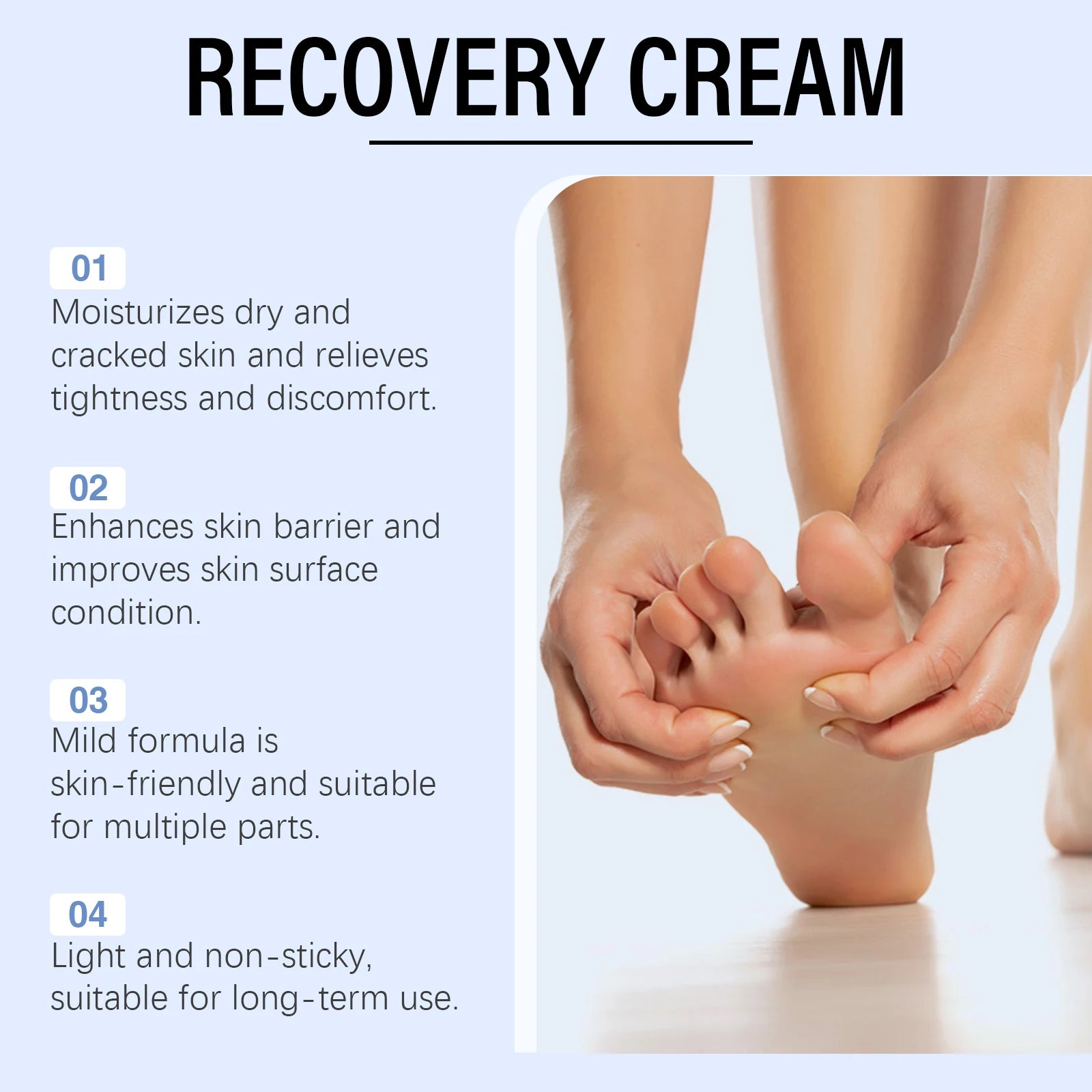 Diabetic Foot Cream Soothes Discomfort Relief Feet Ulceration Stabilizes Blood Sugar Level Health Diabetics Treatment Ointment