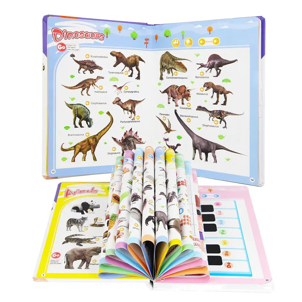First English Words Sound Book for Babies & Toddlers, My First English Sound Toy Early Learning Book Fun Word Game for Language