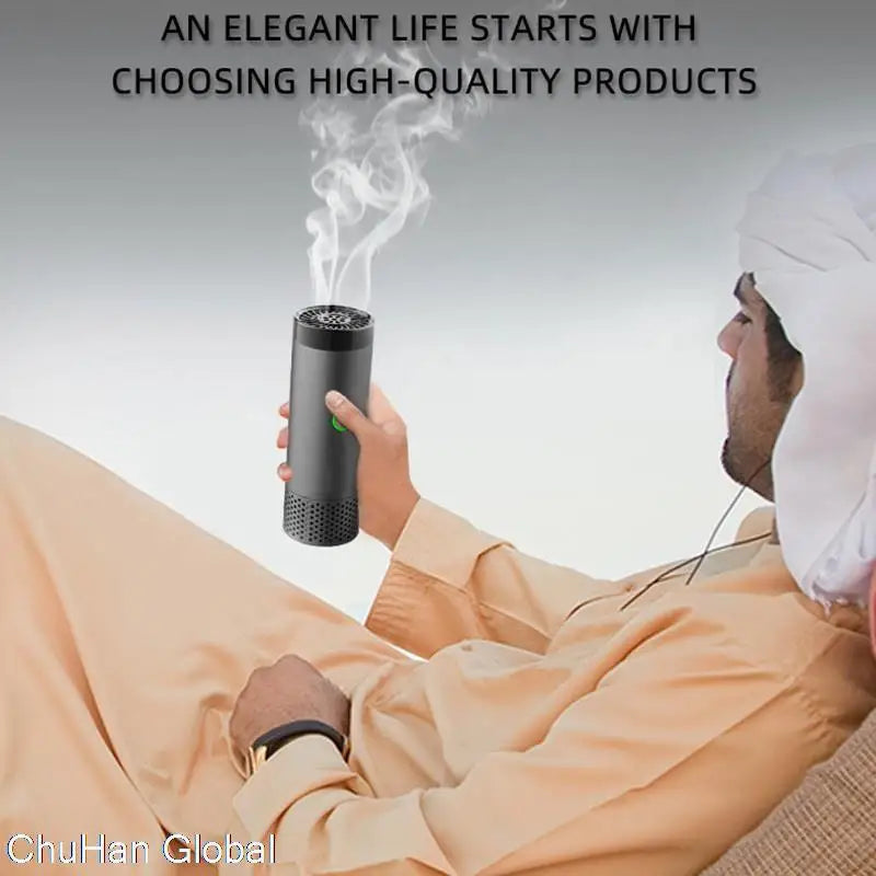ChuHan Portable Electric Hair Aroma Diffuser Comb Arabic Car Incense Burner 2 in 1 Rechargeable USB Bakhoor Electric Censer Home