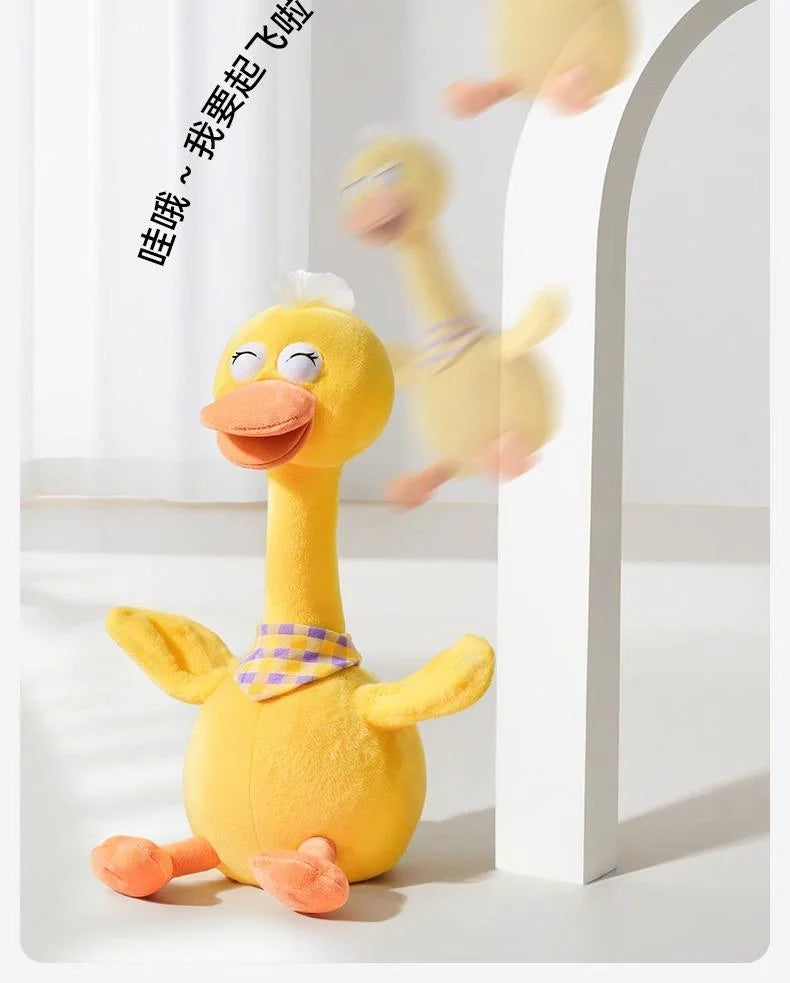 New Dancing Talking Ducks Toy for Baby Toddler, Boys Girls Gifts Singing Mimicking Cactus Toys Recording Repeating What You Say