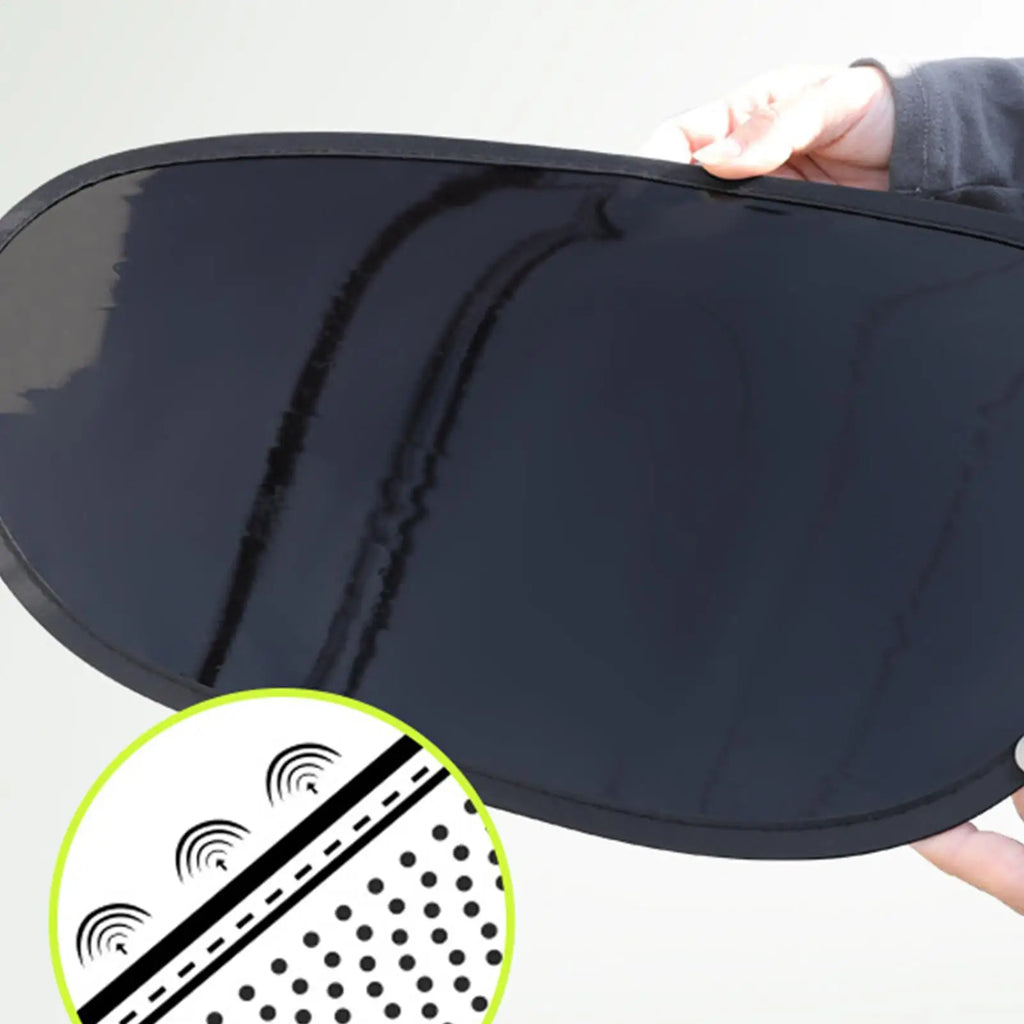 Electrostatic Car Sun Shade 2pcs UV Blocking Side Window Cover Static Cling Privacy Shield For SUV Sedan Road Trip Driving
