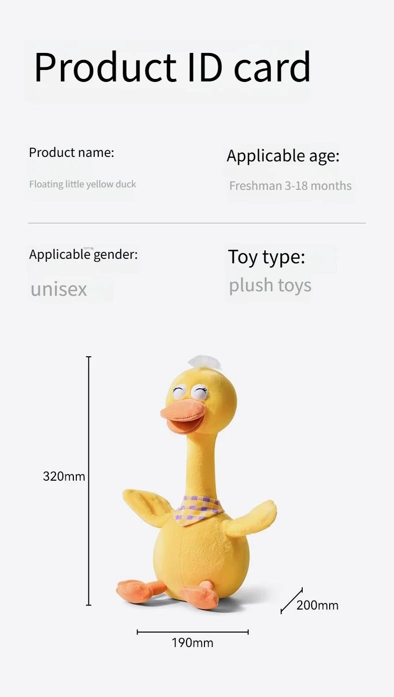 New Dancing Talking Ducks Toy for Baby Toddler, Boys Girls Gifts Singing Mimicking Cactus Toys Recording Repeating What You Say