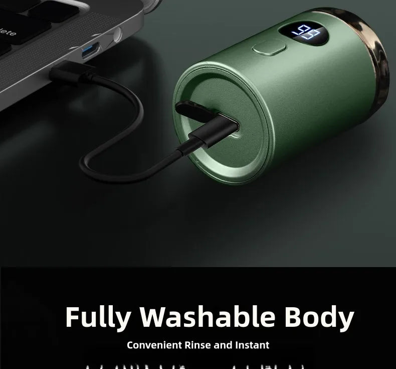 Men Electric Mini Shaver Rechargeable Type-c Charging
