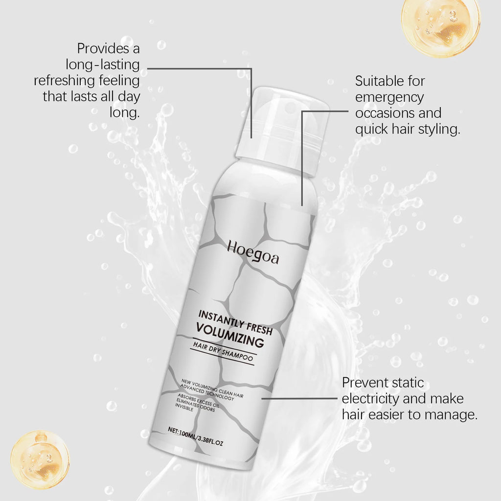 Dry Hair Shampoo Greasy Oil Control Fluffy Thickening Moisturizing Anti-Frizz Nourishing No Wash Styling Volumizing Hair Spray