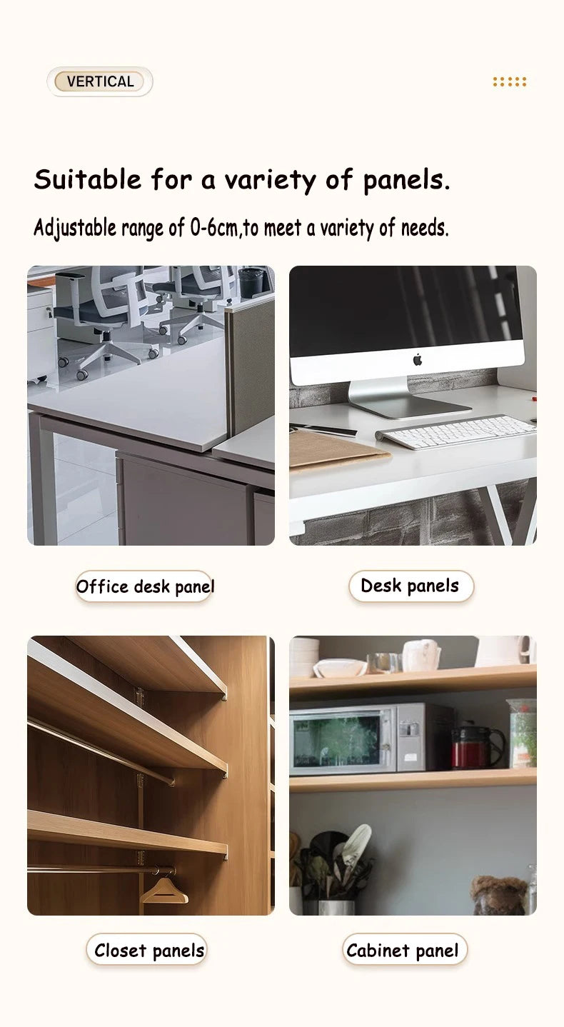 Telescopic Under-Desk Cable Management Tray – Metal Wire Organizer