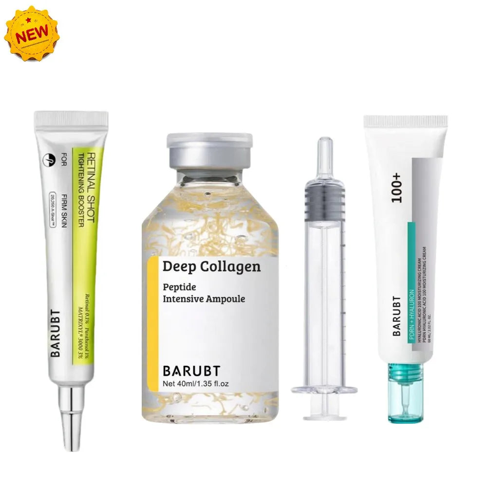 BARUBT Deep Collagen Peptide Intensive Ampoule Retinol Wrinkle-Firming Eye Cream Fades Fine Lines Moisturizing Skin Care