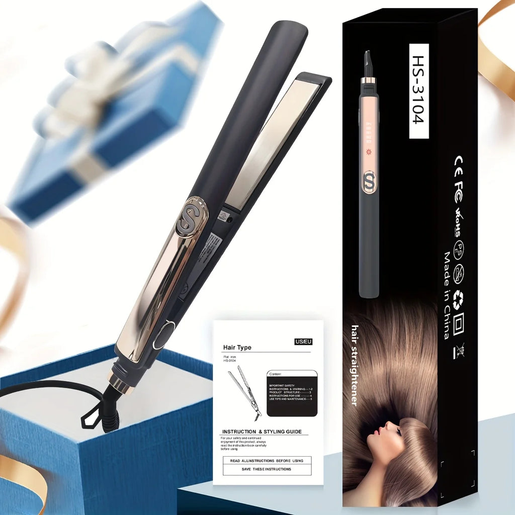 Professional Hair Straightener Curling Iron Ceramic Plate Negative Ion Plate Even