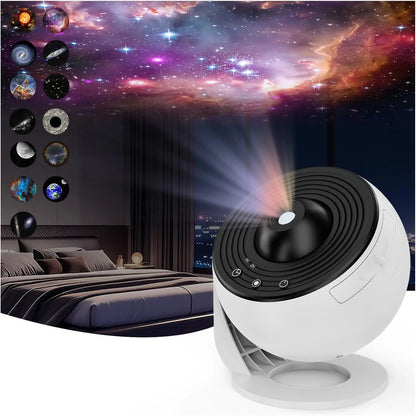 Galaxy Star Projector Night Light with Bluetooth & Wireless Remote Control