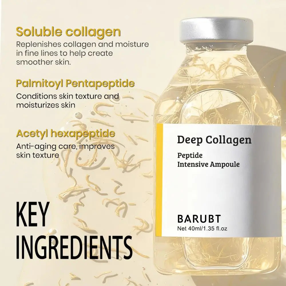BARUBT Deep Collagen Peptide Intensive Ampoule Retinol Wrinkle-Firming Eye Cream Fades Fine Lines Moisturizing Skin Care