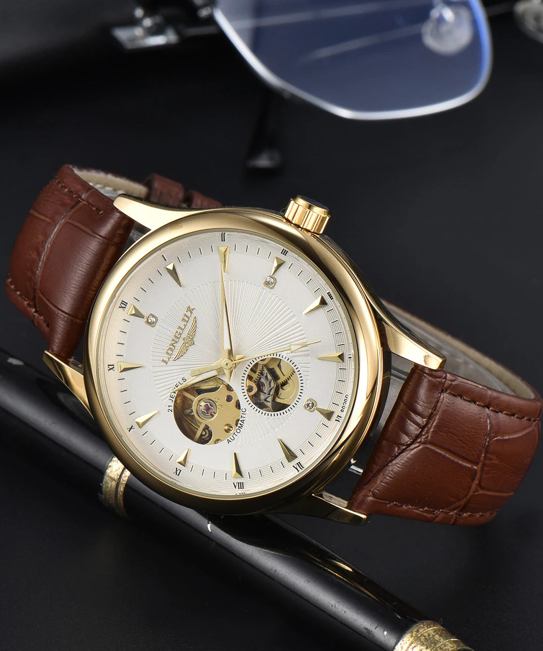 Watch Elegant Style Waterproof Mens Watch Men Gift