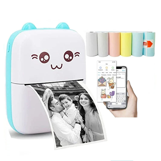 Mini Cat Bluetooth Thermal Printer – Pocket Photo & Label Printer (58mm)