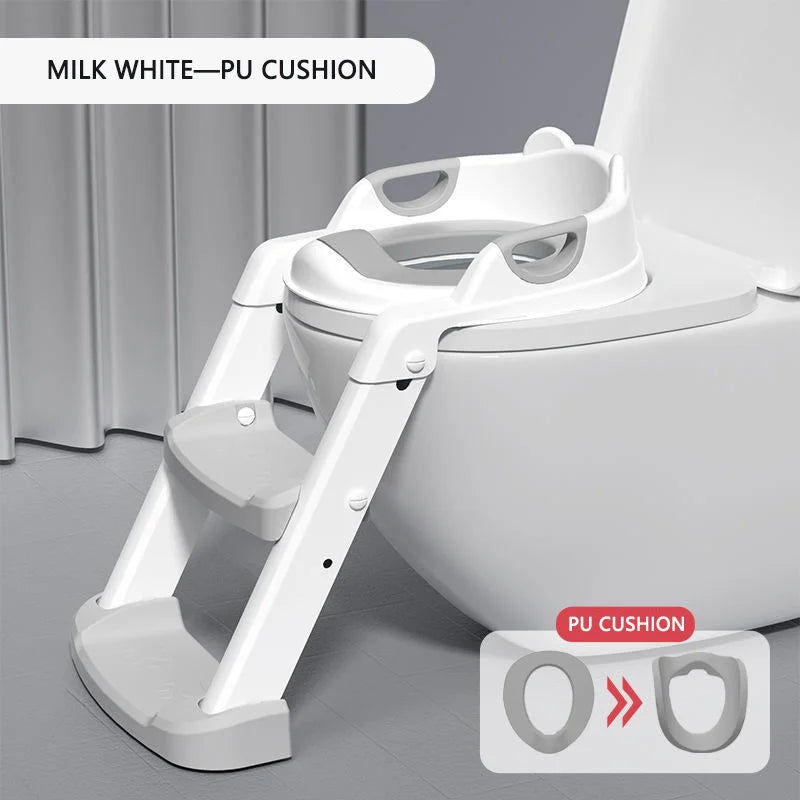 Children's Pot Soft Baby Potty Plastic Road Pot Infant Cute Baby Toilet Seat Boys & Girls Potty Trainer Seat Stool 0-6 Years Old