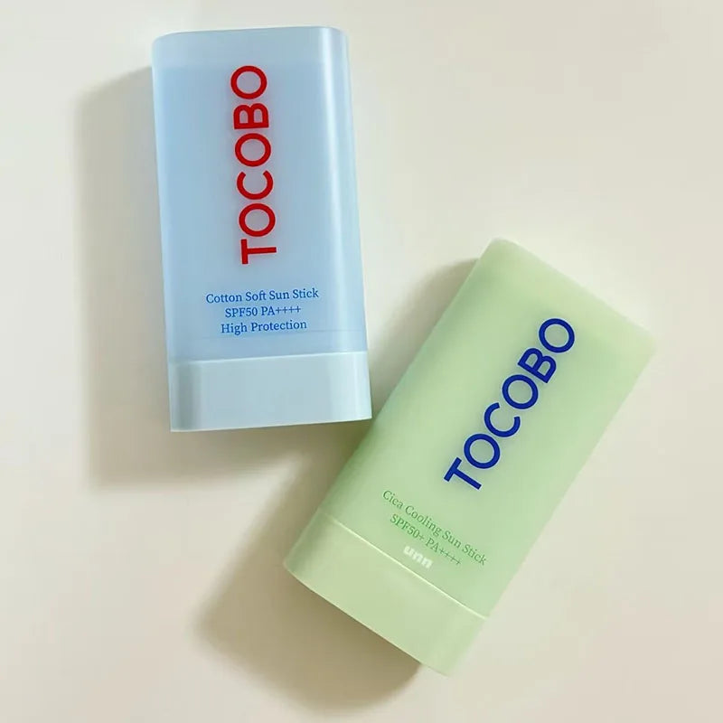 Original Tocobo Blue Green Refreshing SPF50 Sunscreen Stick Korean Brand High Protection Waterproof Outdoor Face Body Sunscreen