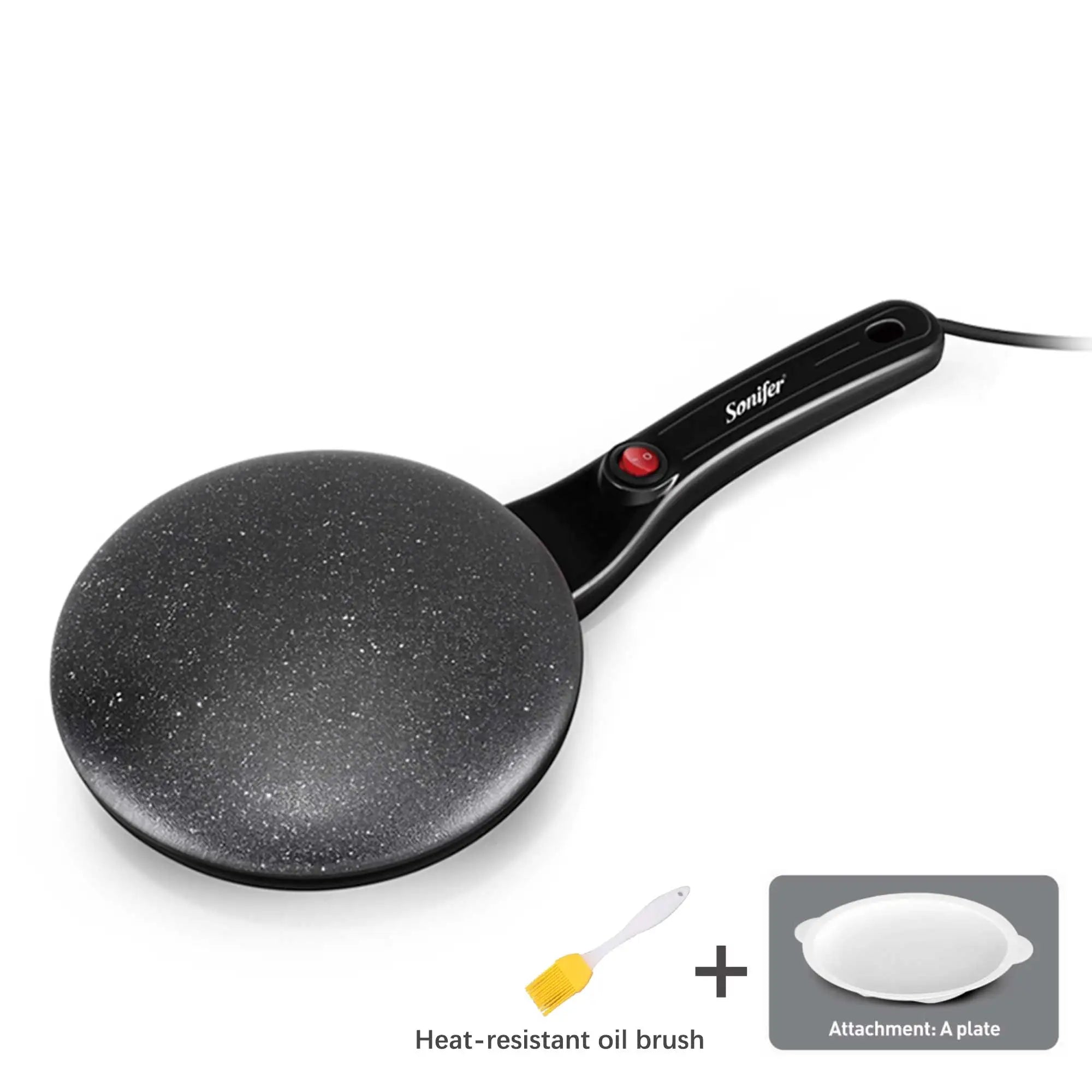 Electric Crepe Maker Pizza Pancake Machine Non-Stick Griddle Baking Pan Cake Machine kitchen Appliance Cooking Tools Sonifer