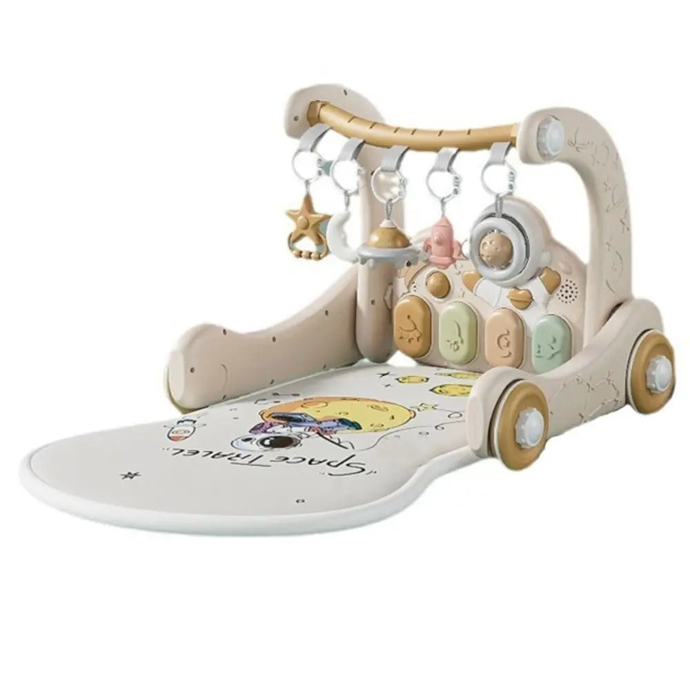 Multi-Functional Baby Piano Fitness Frame Activity Pedal Game Pad Pedal Piano Fitness Rack Educational Walker Music Play Gym