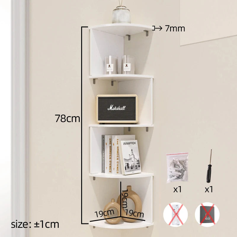Wall-Mount Floating Shelf with Hook – Space-Saving Home & Office Organizer