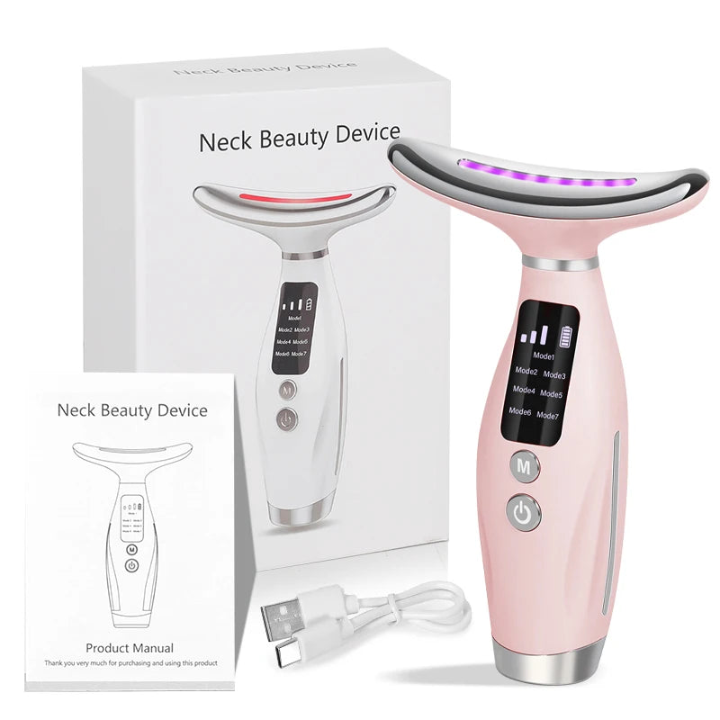 Neck & Face Beauty Device LED IPL Skin Rejuvenation