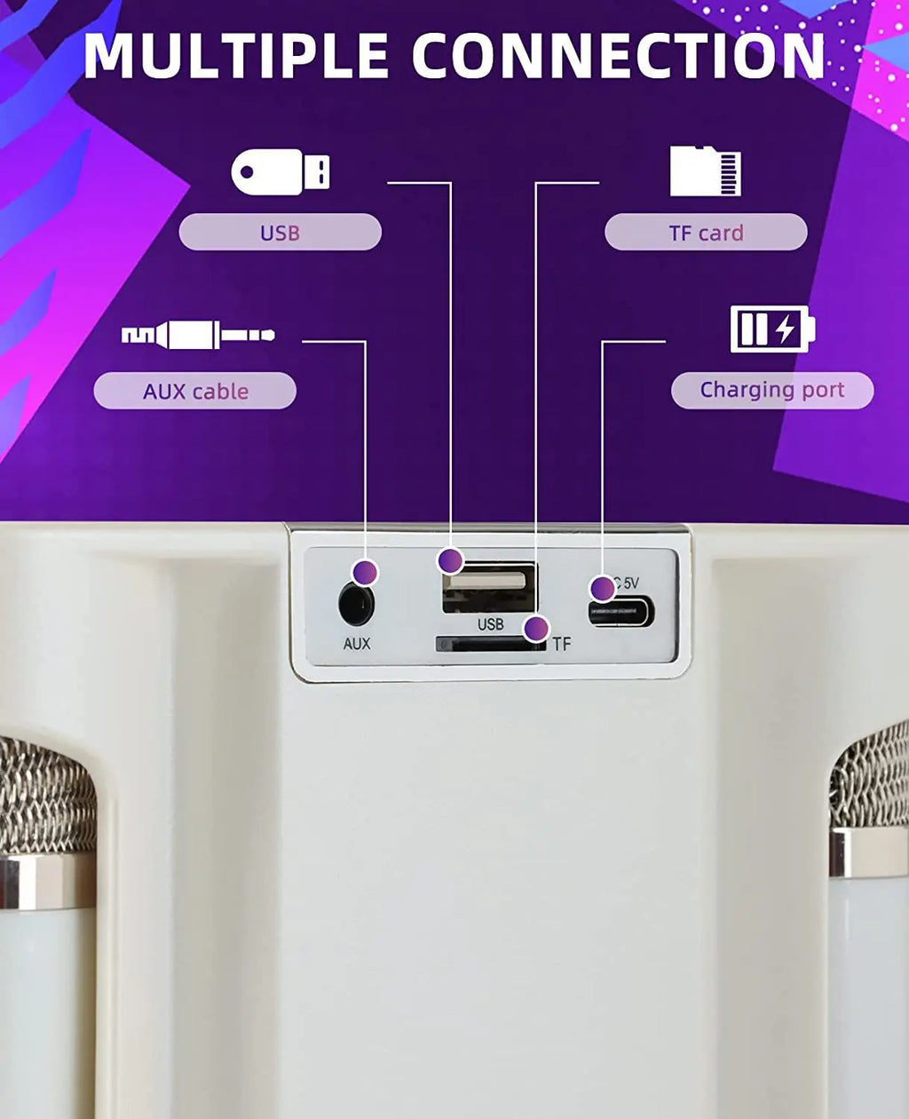 Microphone Bluetooth SoundKaraoke 2 Microphone