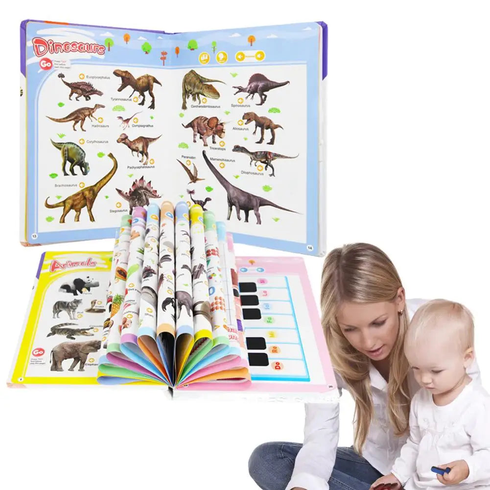 First English Words Sound Book for Babies & Toddlers, My First English Sound Toy Early Learning Book Fun Word Game for Language