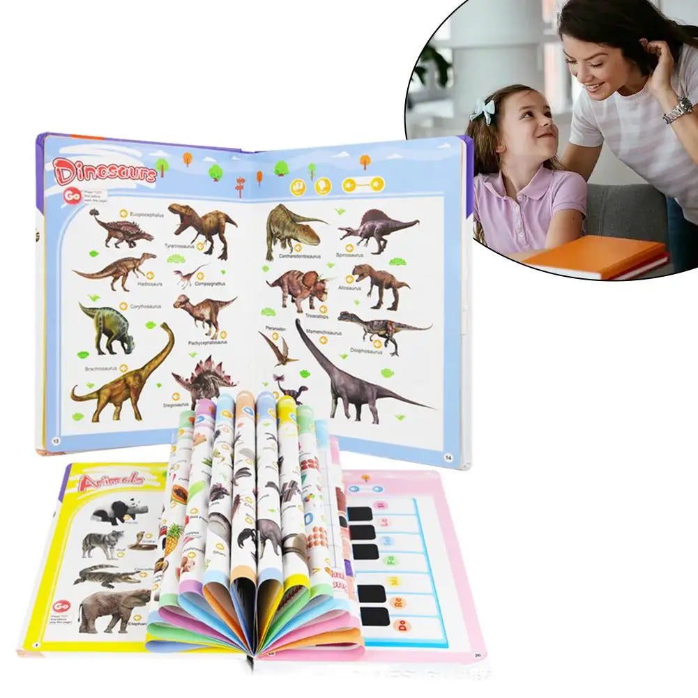 First English Words Sound Book for Babies & Toddlers, My First English Sound Toy Early Learning Book Fun Word Game for Language