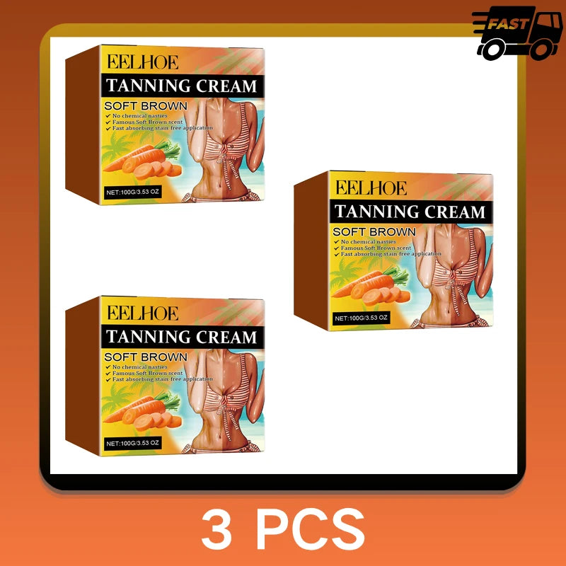 Summer Skin Self Tanning Cream Sunless Self Tanner For Face Body For Natural Glow Body Bronzer Easy Use Bronzing Lotion