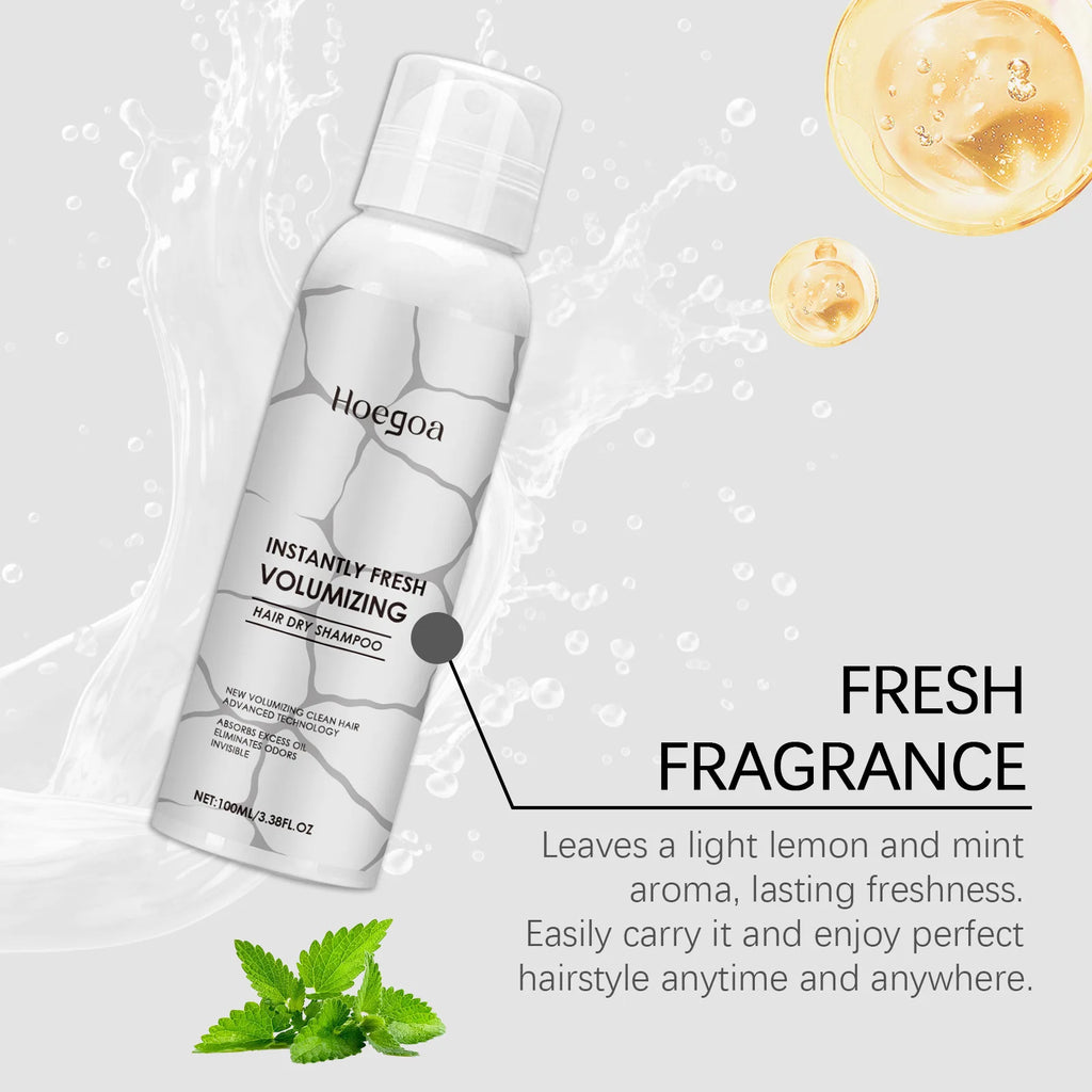 Dry Hair Shampoo Greasy Oil Control Fluffy Thickening Moisturizing Anti-Frizz Nourishing No Wash Styling Volumizing Hair Spray