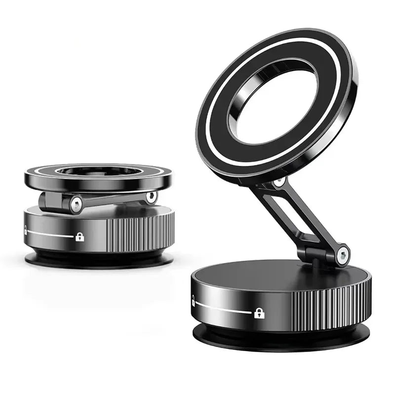 Phone Holder 360°Rotation Magnetic Car Mechanical Stand Vacuum Suction Cup Adsorption Bracket Navigation Universal Holder