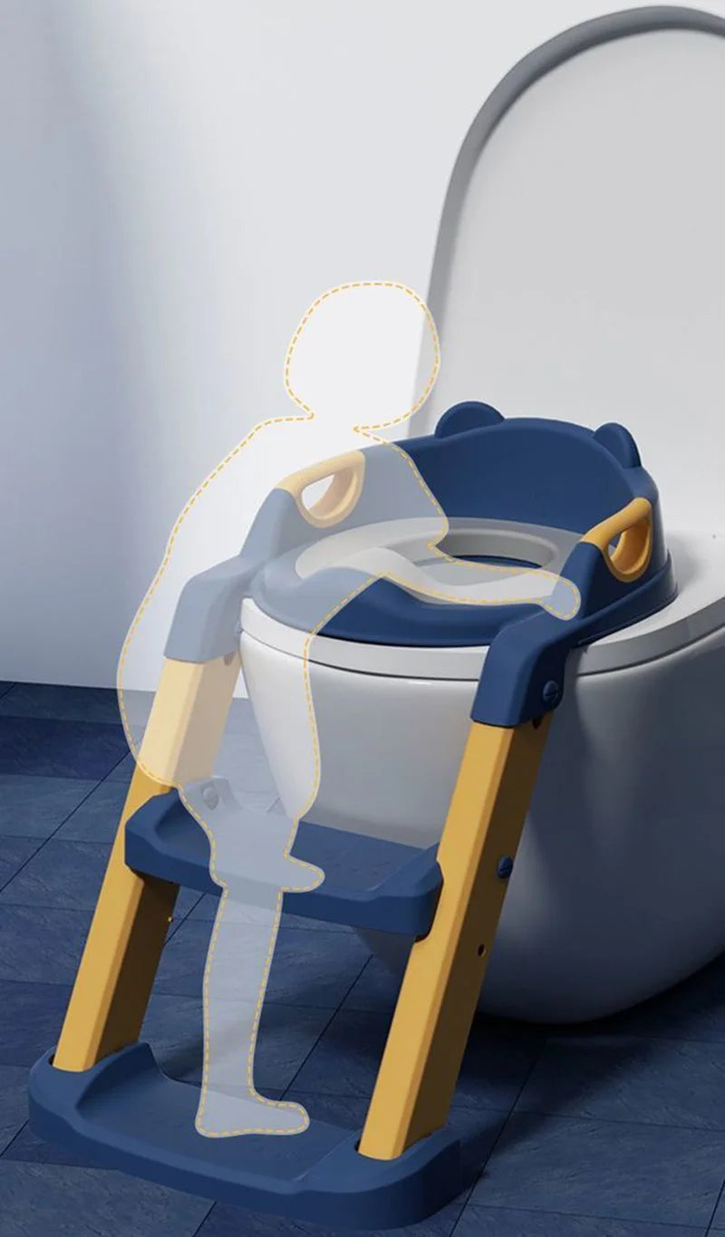 Children's Pot Soft Baby Potty Plastic Road Pot Infant Cute Baby Toilet Seat Boys & Girls Potty Trainer Seat Stool 0-6 Years Old