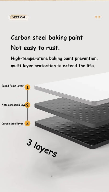 Telescopic Under-Desk Cable Management Tray – Metal Wire Organizer