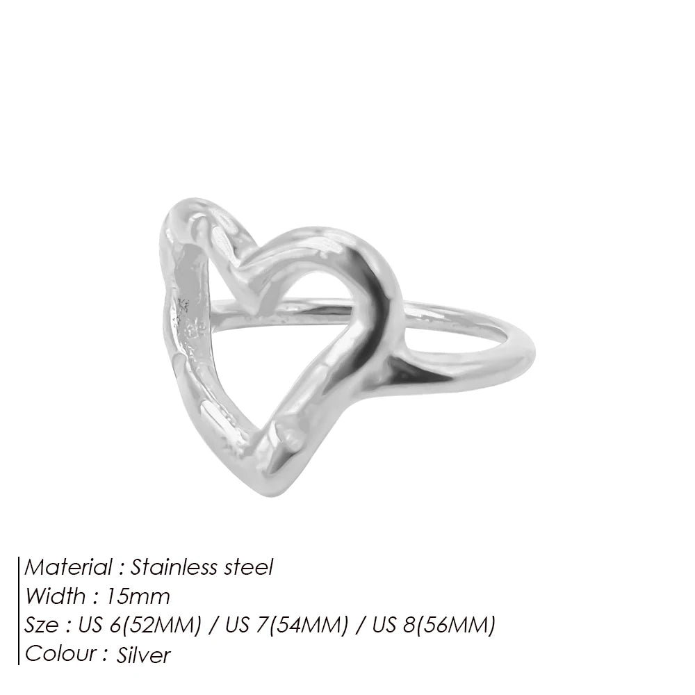 Heart Ring Style Women's Jewelry