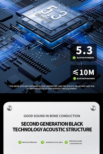 Bone Conduction Bluetooth Earphones Waterproof & Wireless