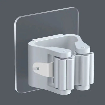 Multi-Purpose Strong Adhesive Wall Hooks – Mop & Broom Hanger