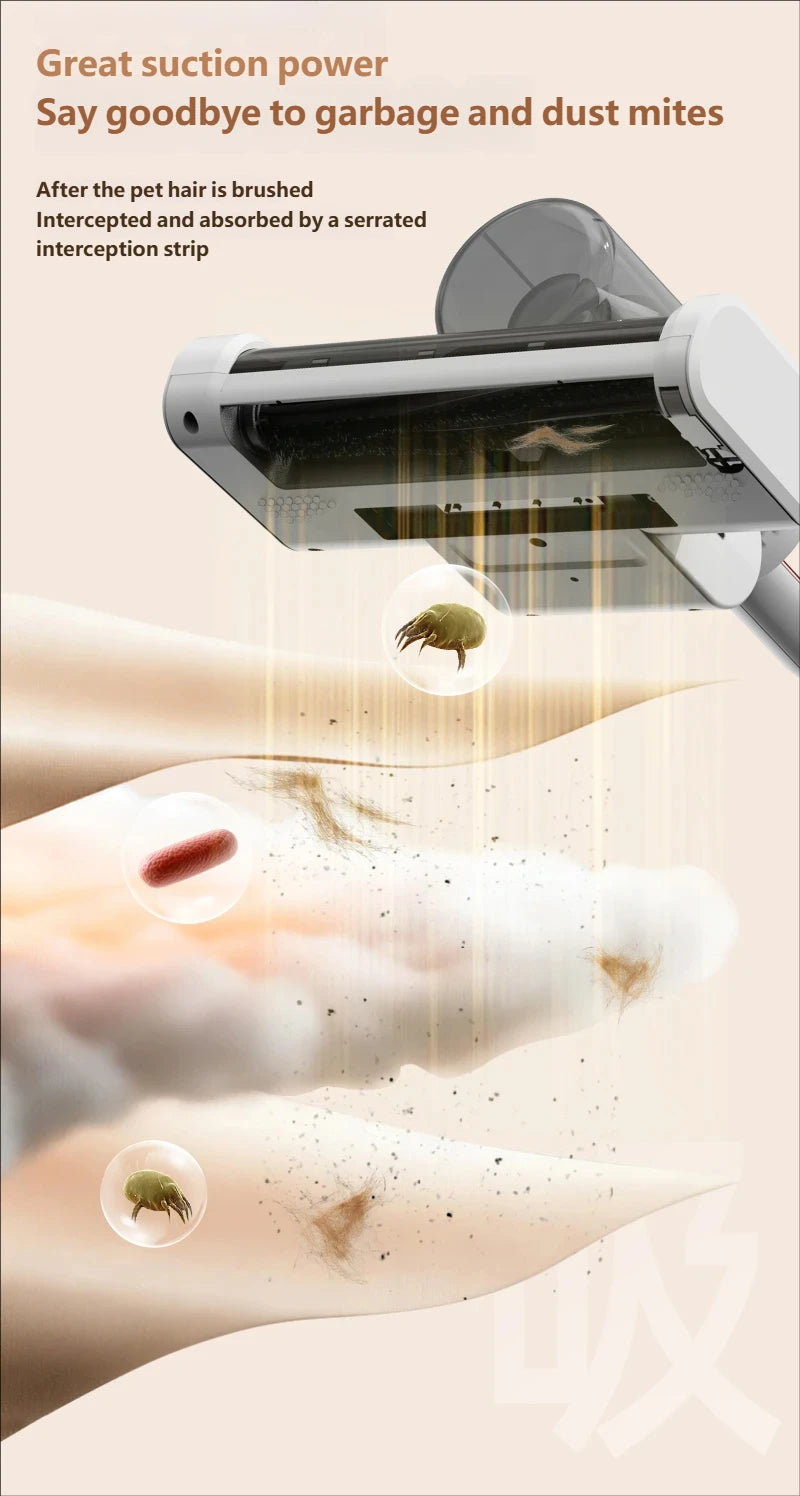 Portable Wireless Handheld Household Vacuum Cleaner Powerful UV HEPA Filter Mite Remover