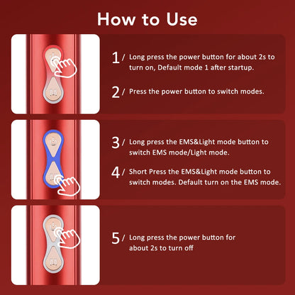 Electric Vibration Scalp Massager & Advanced Red Light Hair Growth Brush